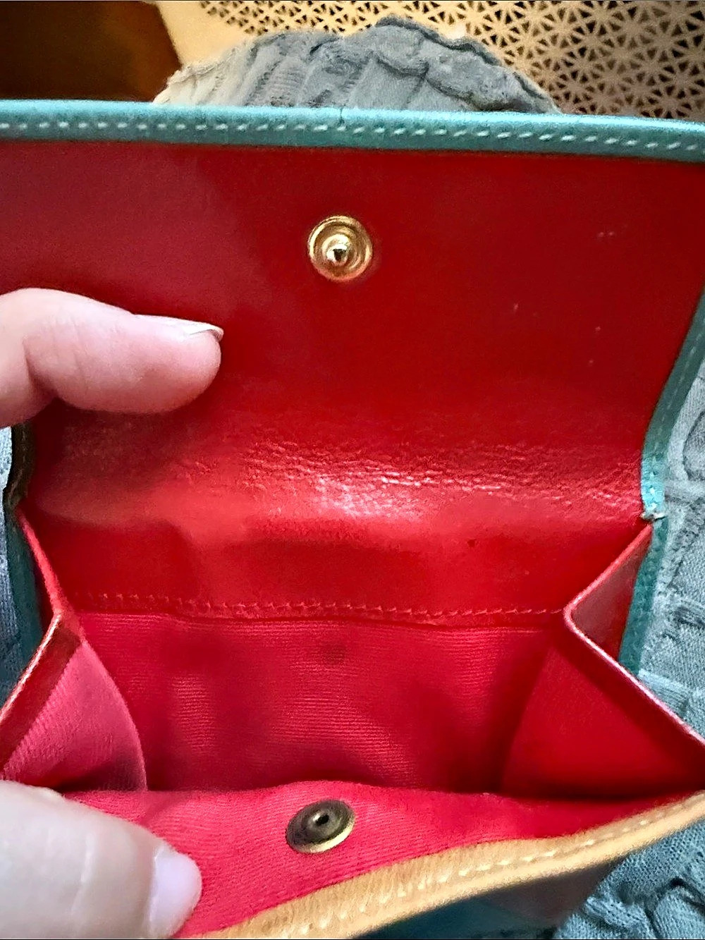 FOSSIL Colorblock Leather Wallet - Picture 4 of 9